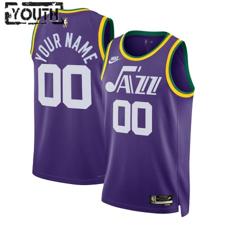 Canotte Bambino Utah Jazz Personalizzate Hardwood Nike 2023-24 Classic Edition Swingman